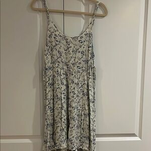 Floral Print Spaghetti Strap Dress